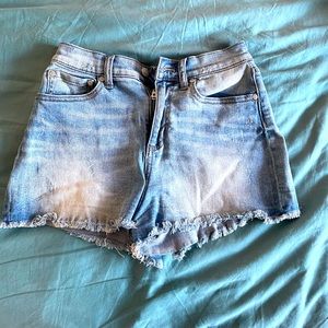 PINK denim shorts